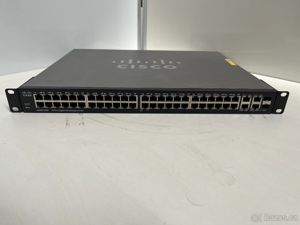 Kvalitní switch Cisco SG300-52MP PoE