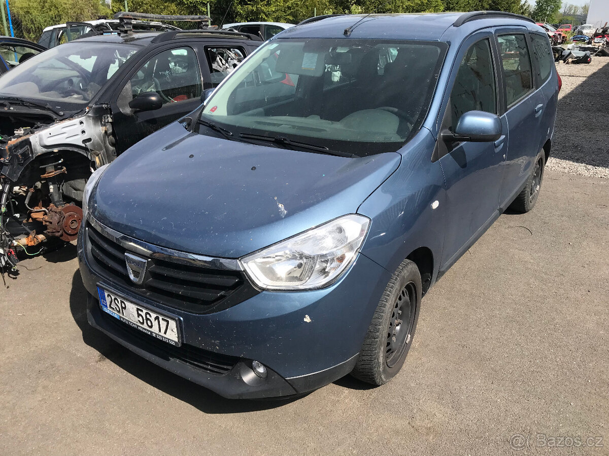 Dacia Lodgy 1,2TCe 85kW 2013, DILY z VOZU, 7 MIST