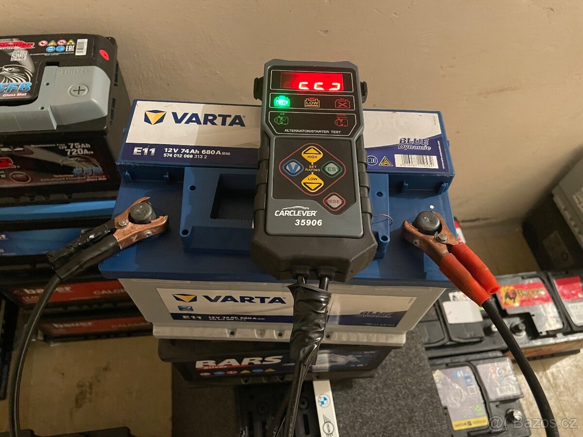 Autobaterie 74ah varta použitšá ale silná jako nová