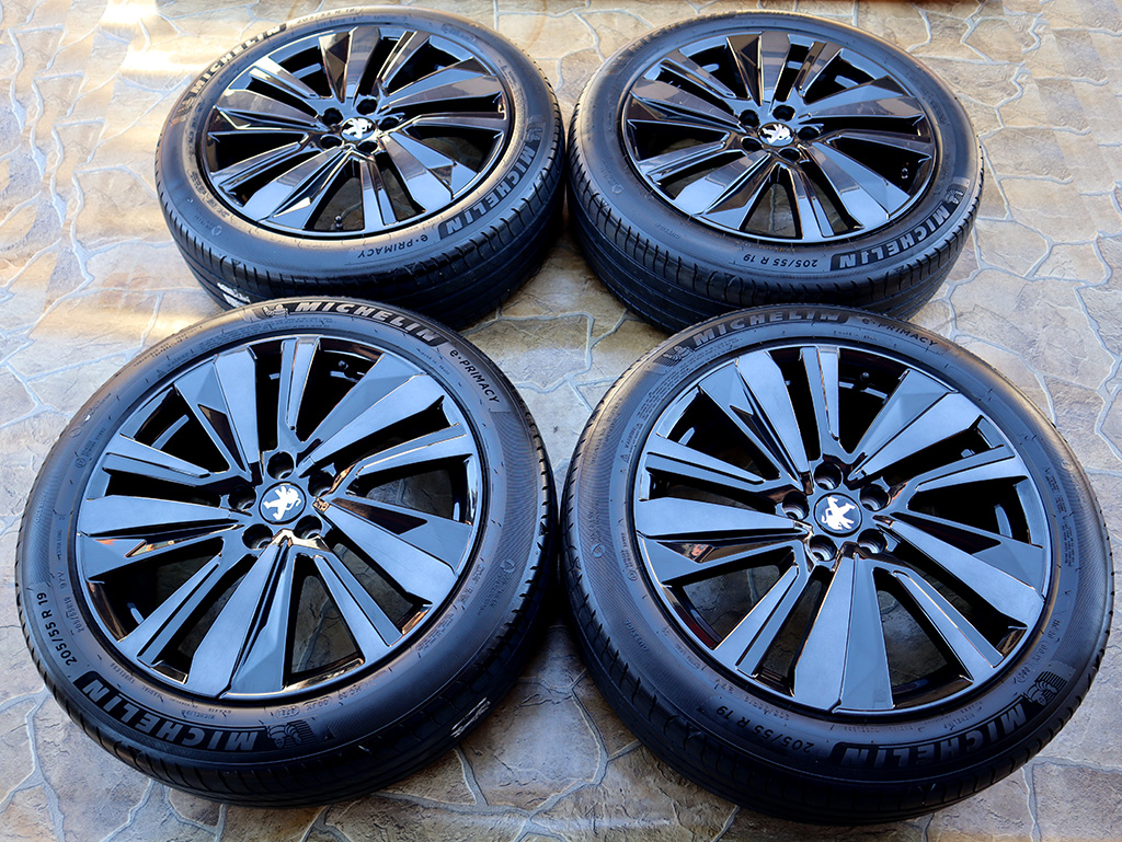 19" Alu kola 5x108 PEUGEOT 3008 5008 LETNÍ BiCOLOR