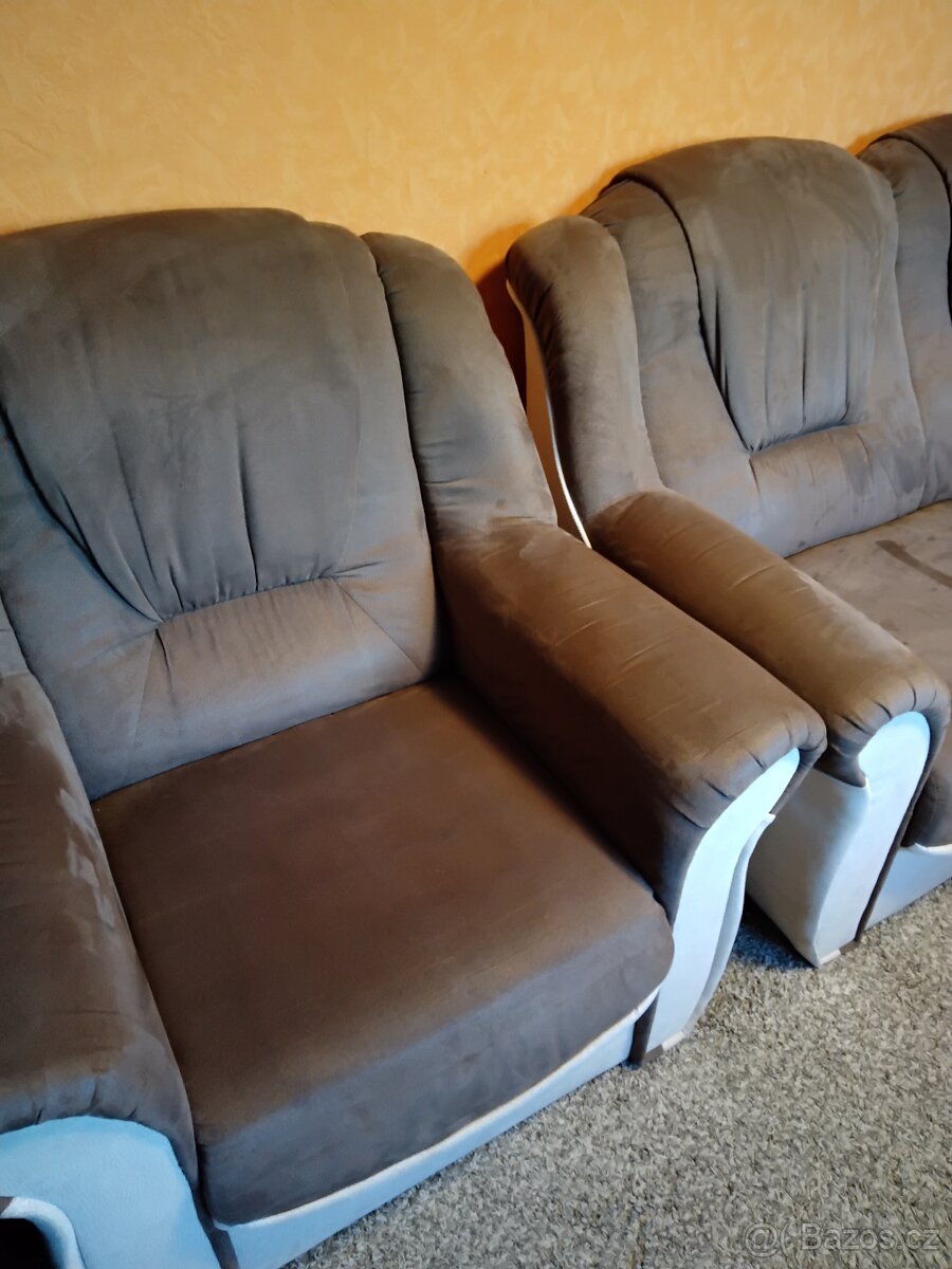 Sedačka +1 křeslo