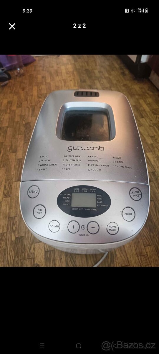 Domácí pekárna Guzzanti