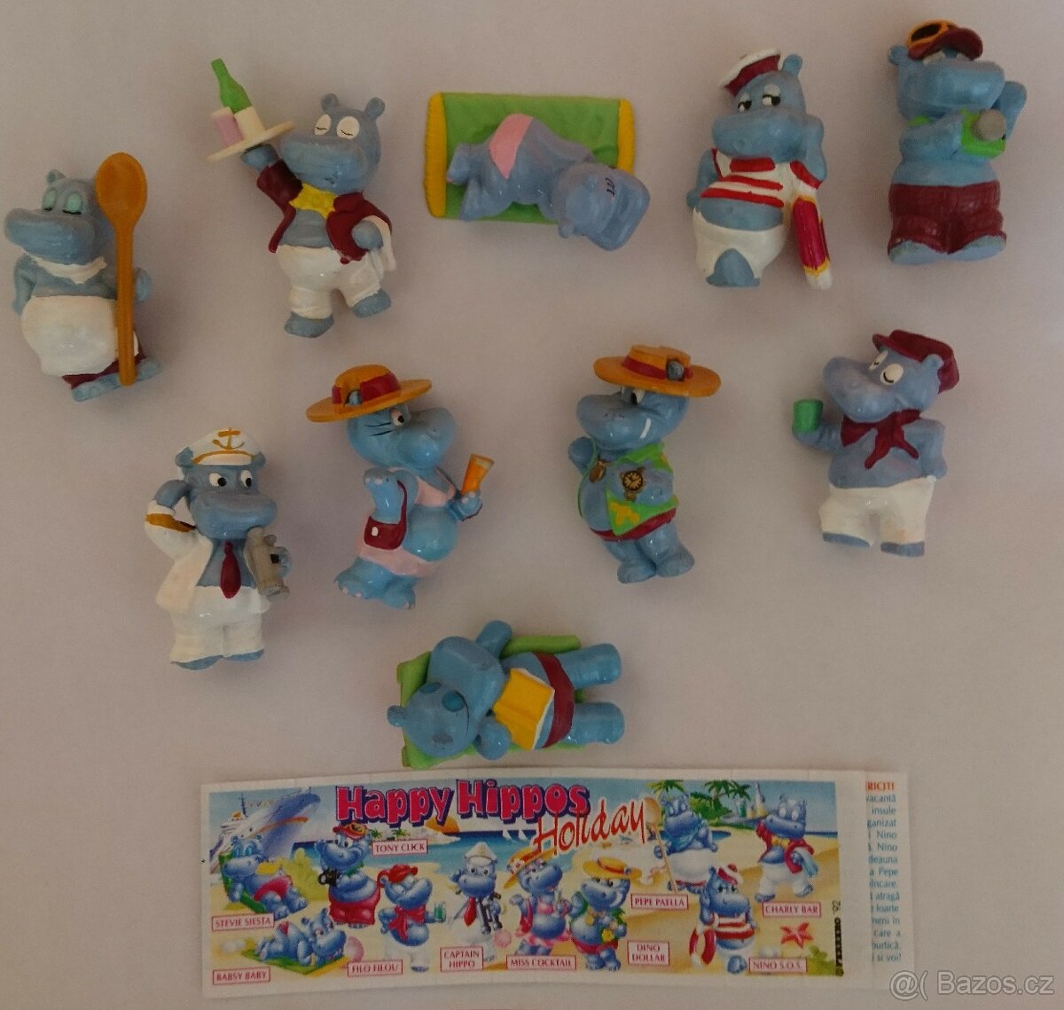 Kinder figurky-sada Happy Hippo Holiday 1x BPZ