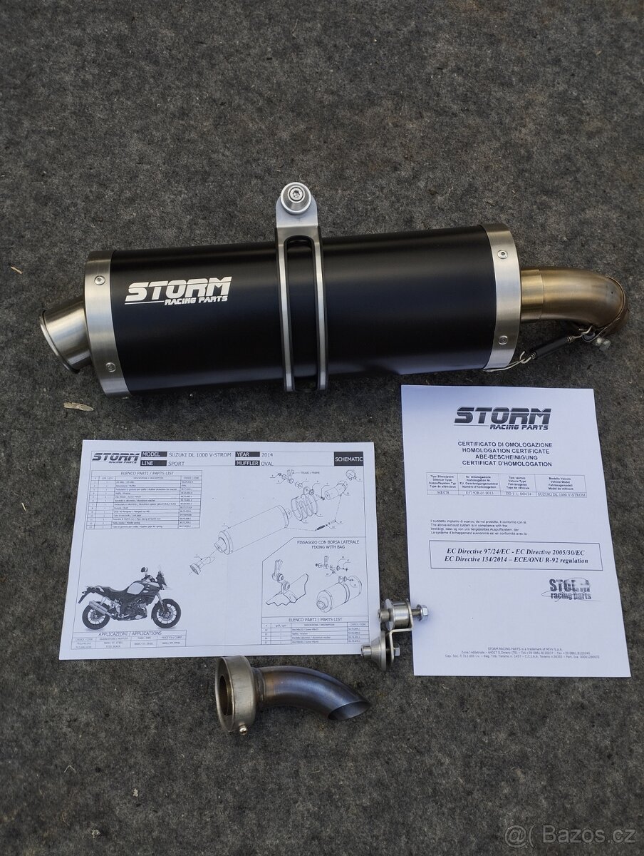 Výfuk Suzuki V- Strom 1000