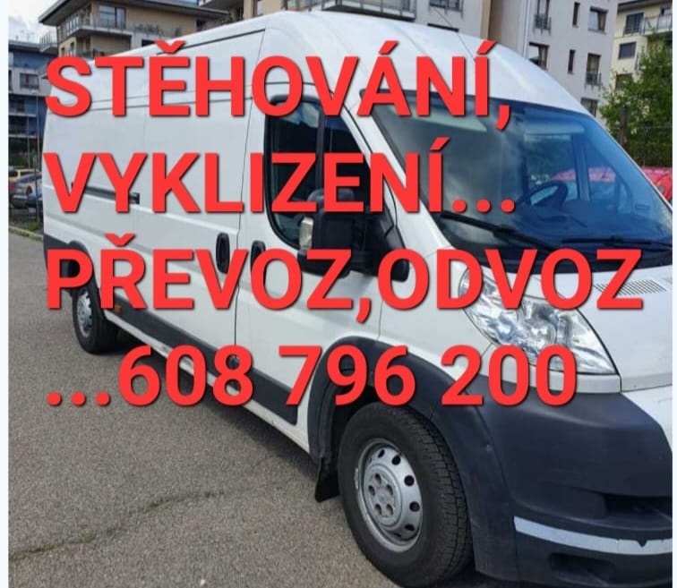 STĚHOVÁNÍ / VYKLÍZENÍ / LEVNĚ / PŘEVOZ / ODVOZ / KDYKOLI /