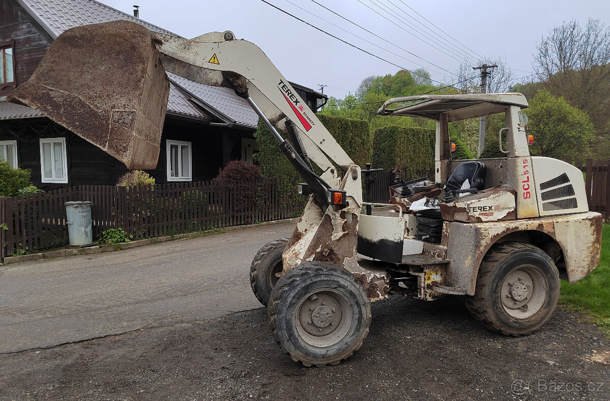 kloubový nakladač terex scl 515, 4x4, 322 000kč + DPH