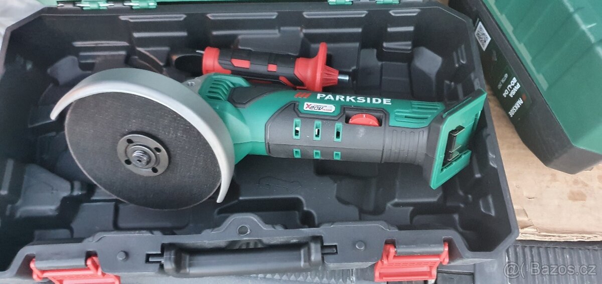 aku uhlova bruska Parkside na kotouc max 125mm