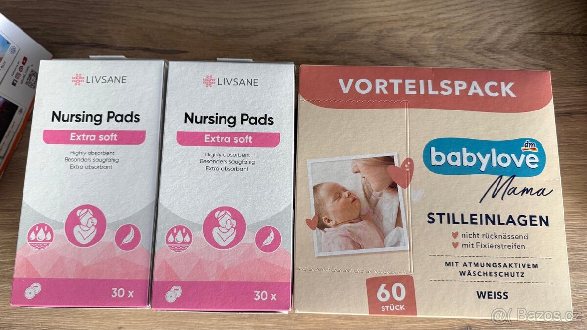 odsávačka mléka , vložky do podprsenky ,sacky na mleko