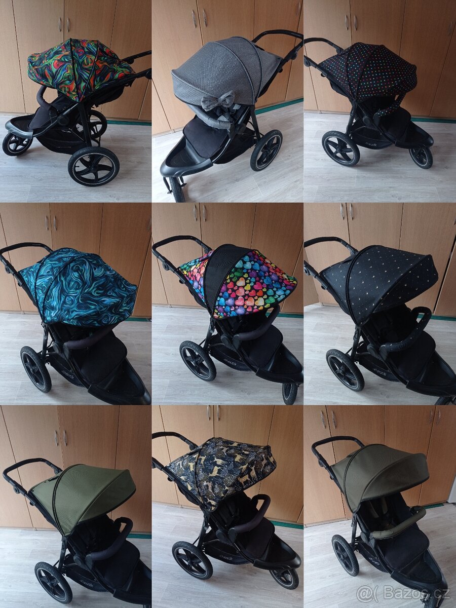 Stříška Hauck Runner 2, cena OD, šití na zakázku