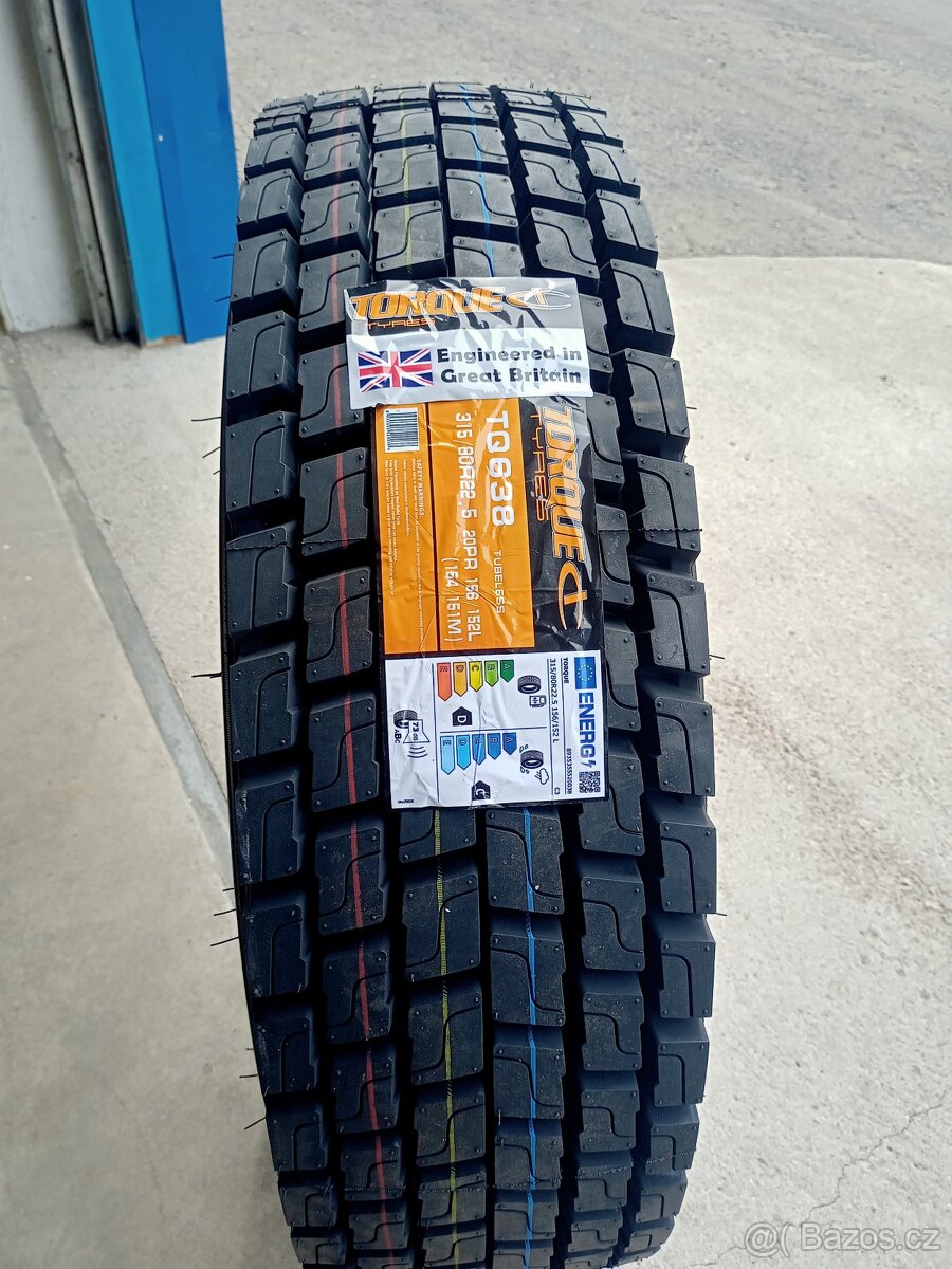 Nákladní pneu. Torque TQ-638 315/80 R22,5 156/152L