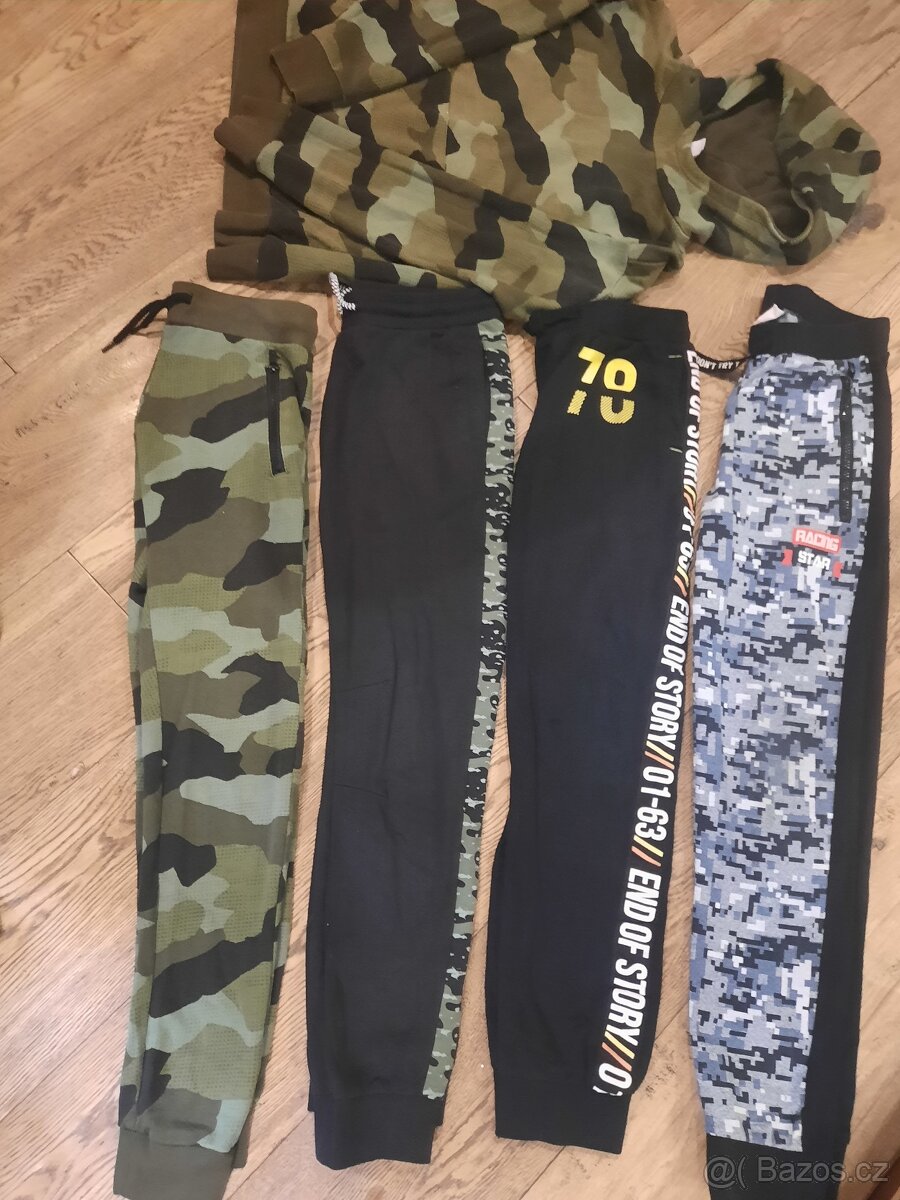 Tepláky Lindex a Coccodrillo vel 158