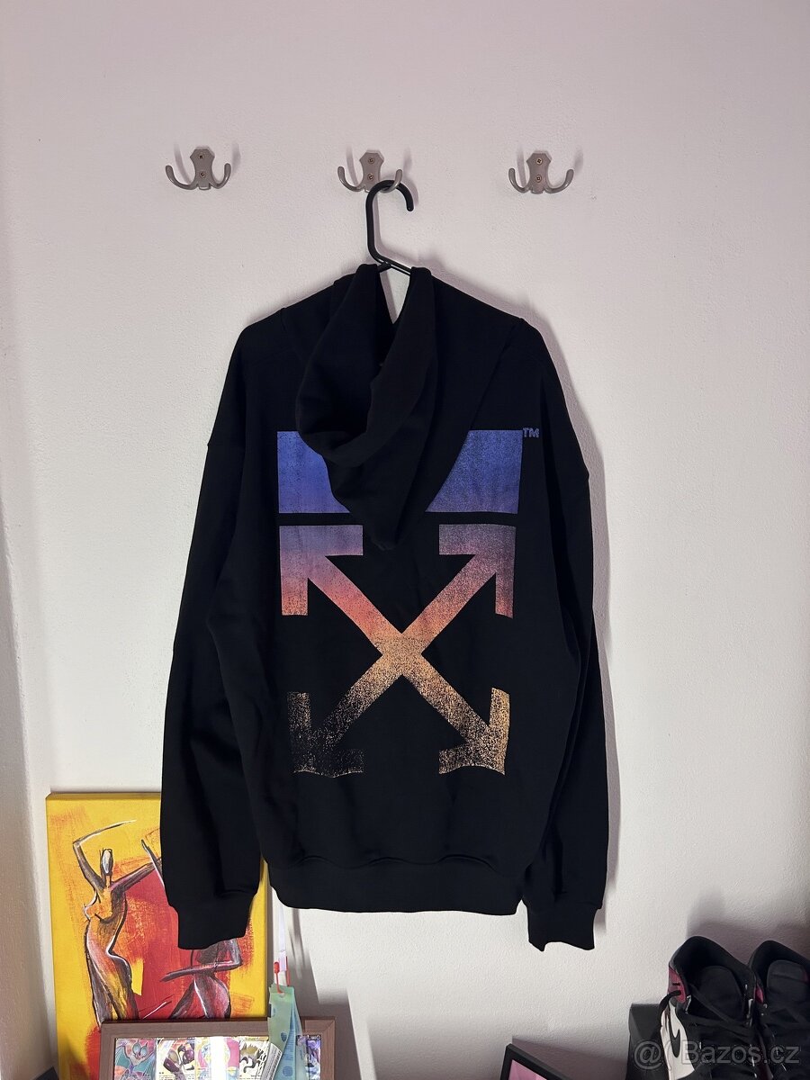 OFF-WHITE cerna mikina