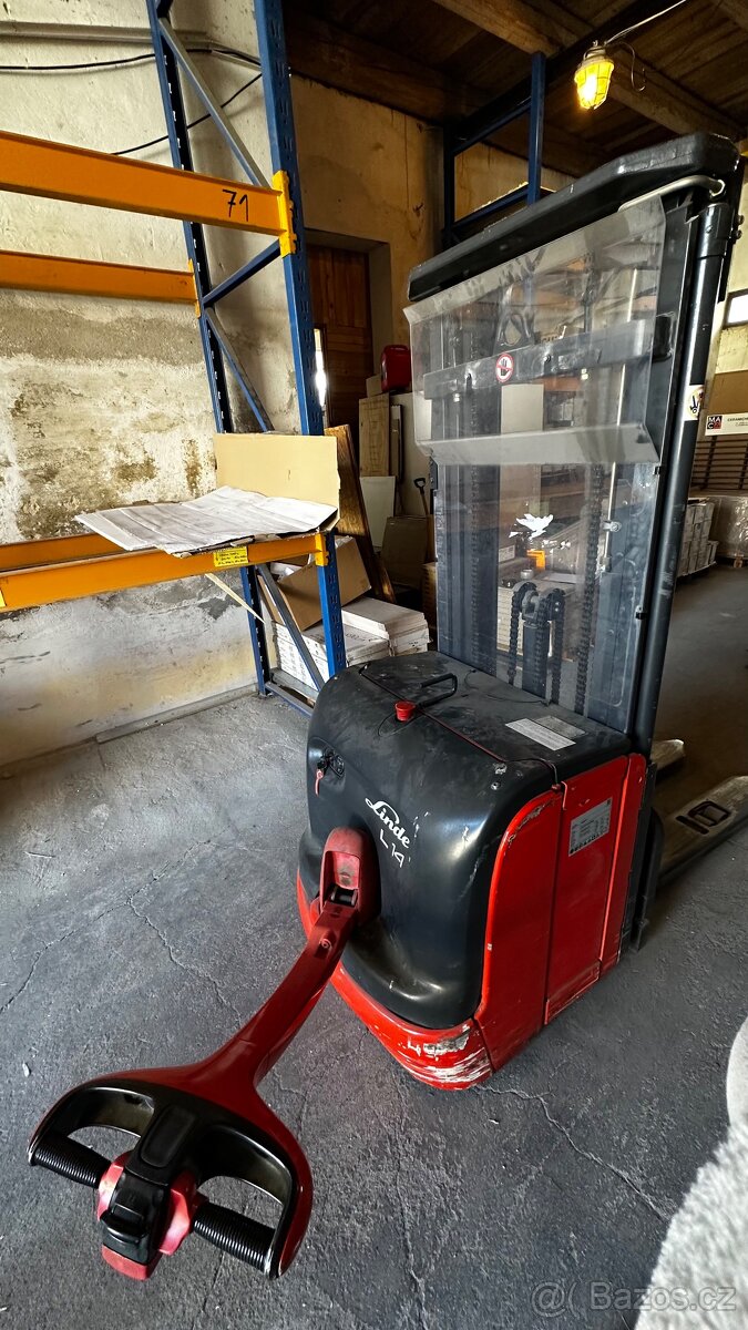 Elektrický vysokozdvižný vozík LINDE L14 (AKU)