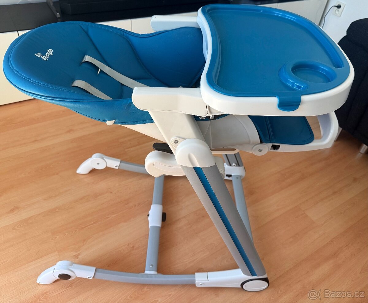 Bo Jungle jídelní židlička B-HIGH CHAIR Blue
