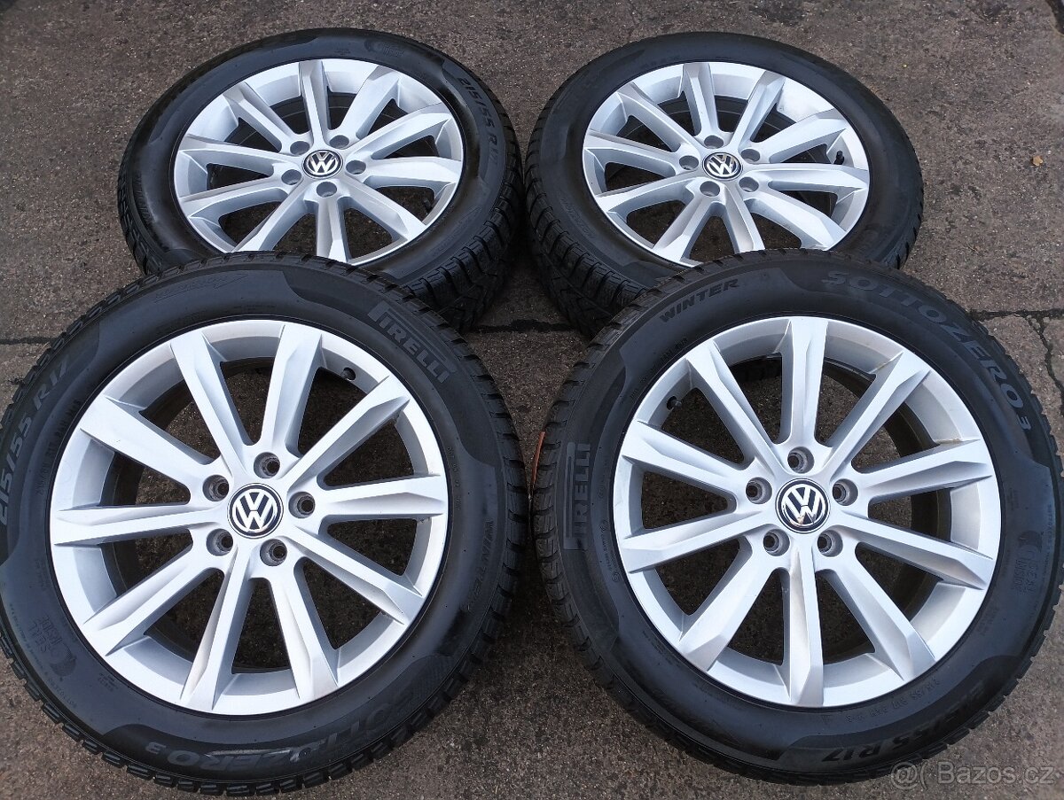 Originál sada disků VW Passat B8 5x112 R17 Helsinki
