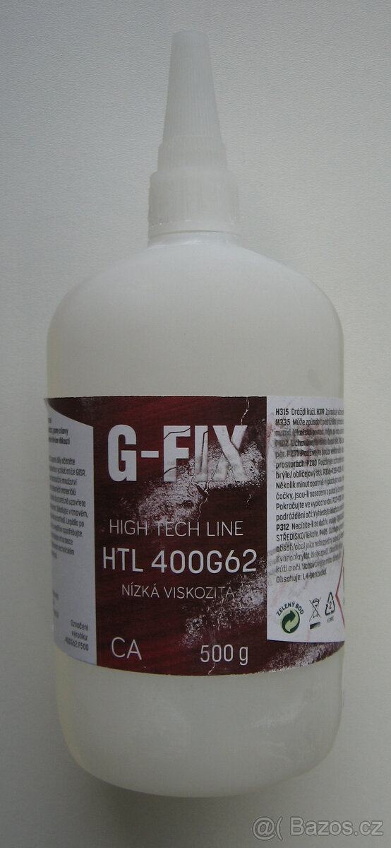 Řídké sekundové lepidlo HTL 400G62, cca 450 g