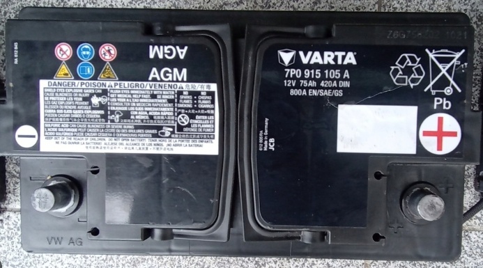 Autobaterie varta AGM start stop 7P0915105 75ah 800A - [28.