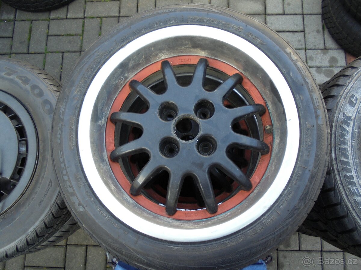 Alu BORBET veterán VW golf AUDI 80 B2 atd. 15" 4x100