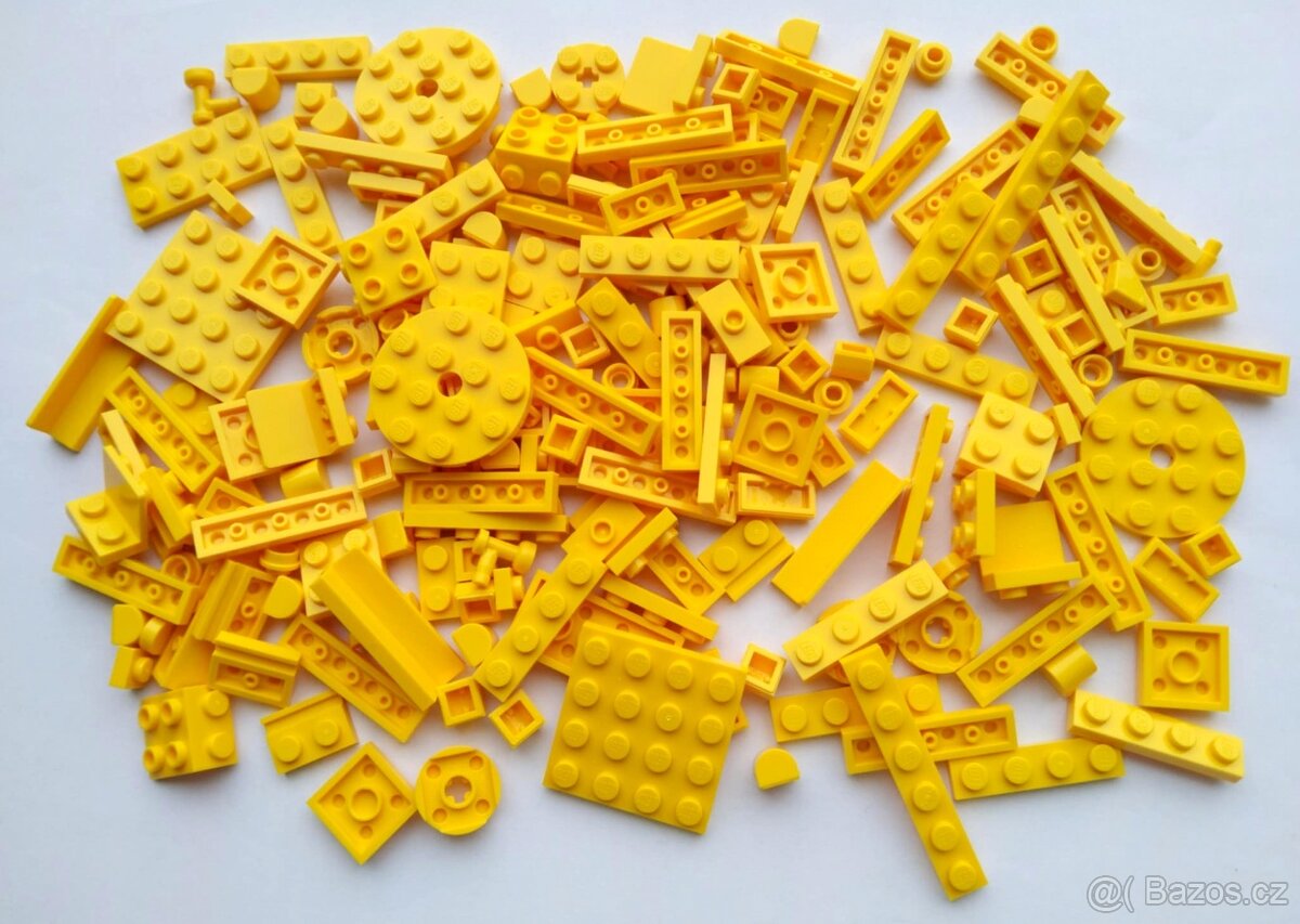 Lego® Originál Diely žlté (ako nové, nehrané, 200 kusov)