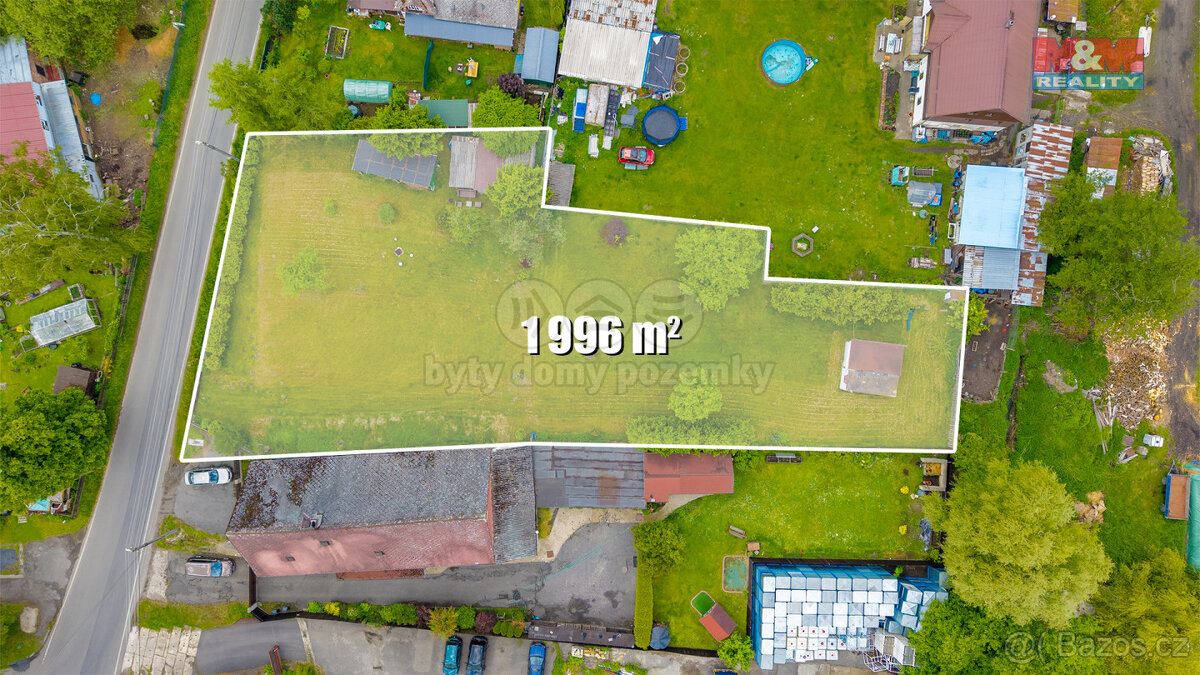Prodej pozemku k bydlení, 1996 m², Dobranov u České Lípy