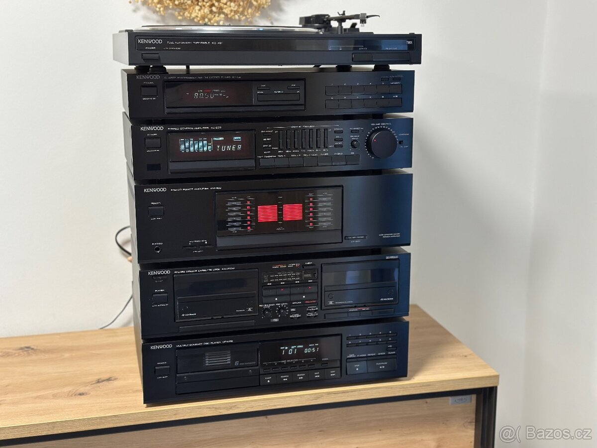 KENWOOD KM-208 KVALITNÍ STEREO SESTAVA KOMPONENTY