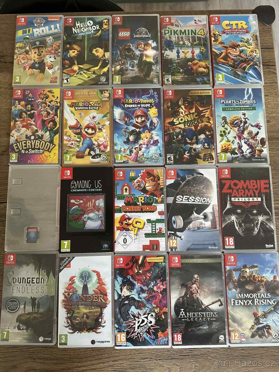 Hry na nintendo switch