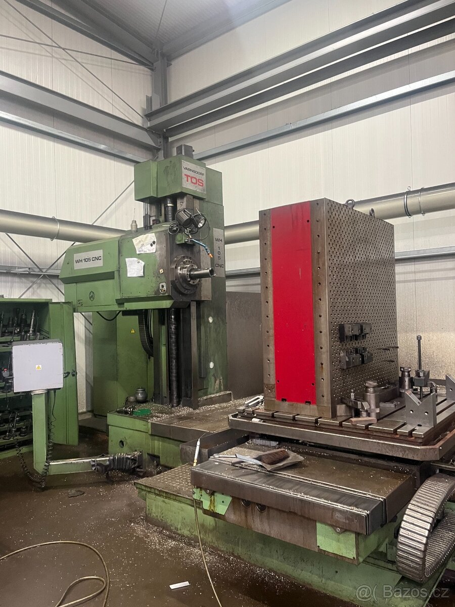 Horizontální vyvrtávačka WH105 CNC, 1999