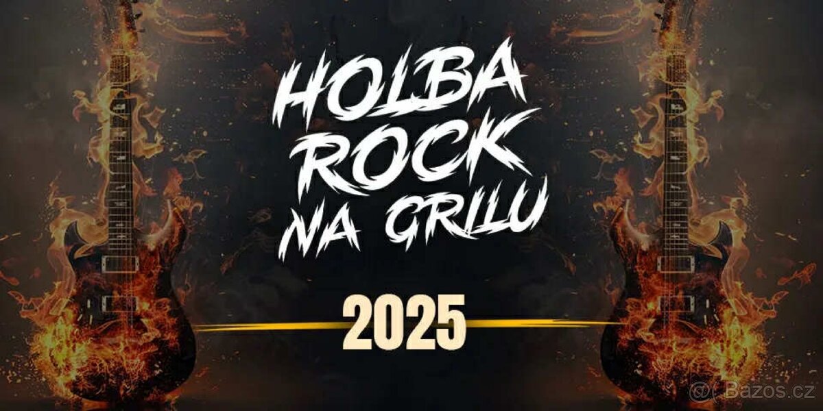4x lístky na Holba rock na grilu - cena za 1 - 800kč