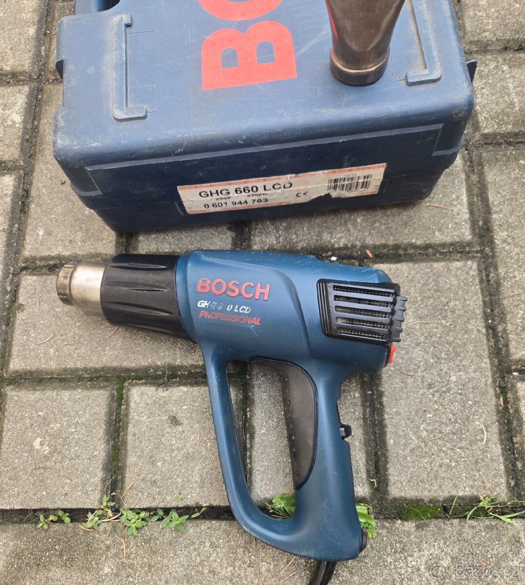 Bosch GHG660 LCD, horkovzdušná pistole