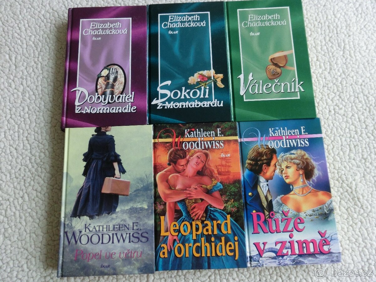 12xKathleen E. Woodiwis,13 x Elizabeth Chadwic ,6xKate Furni
