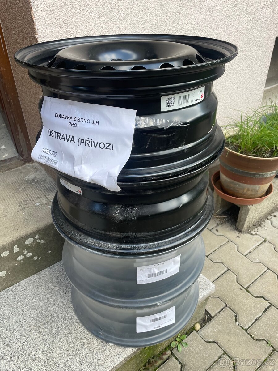 Plechové disky 15,rozteč 112,NOVÉ