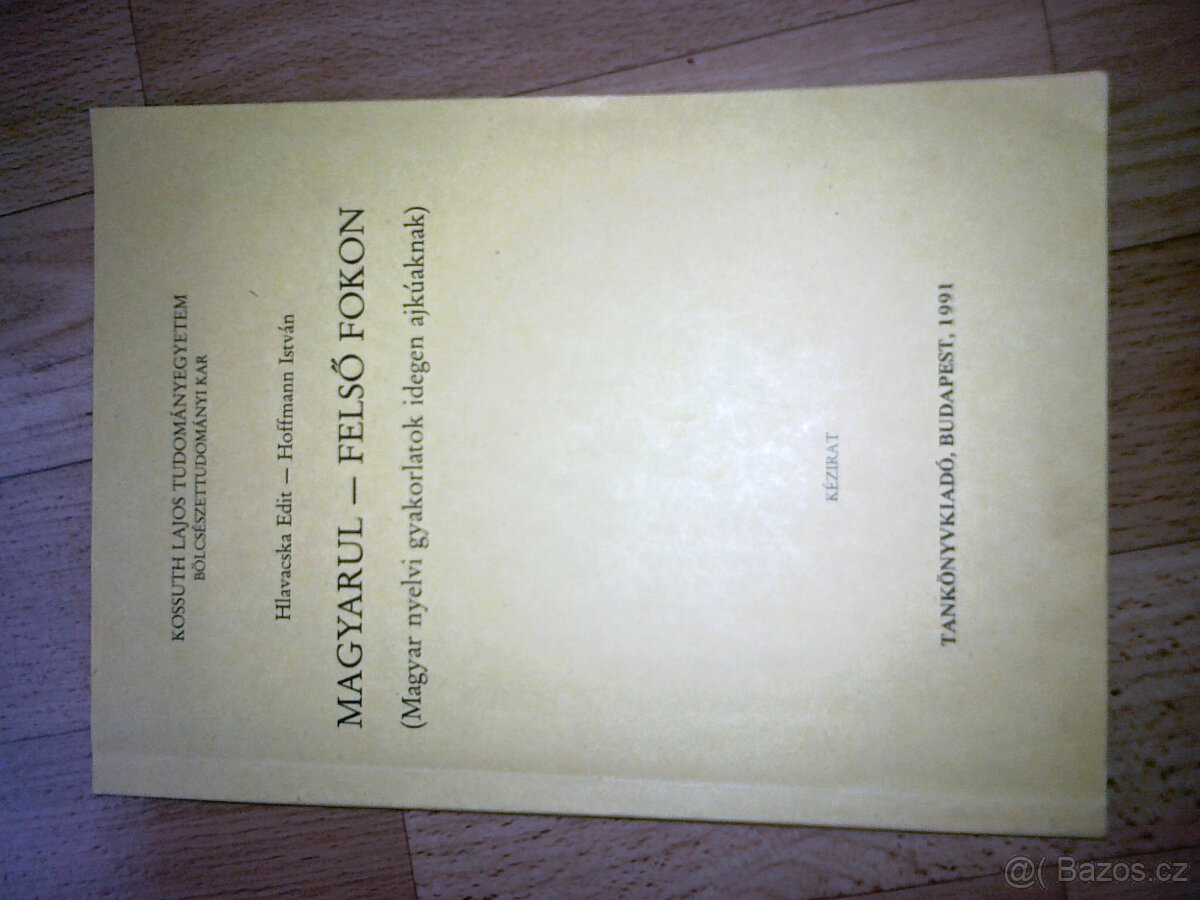 učebnice maďarštiny pro pokročilé, NOVÁ