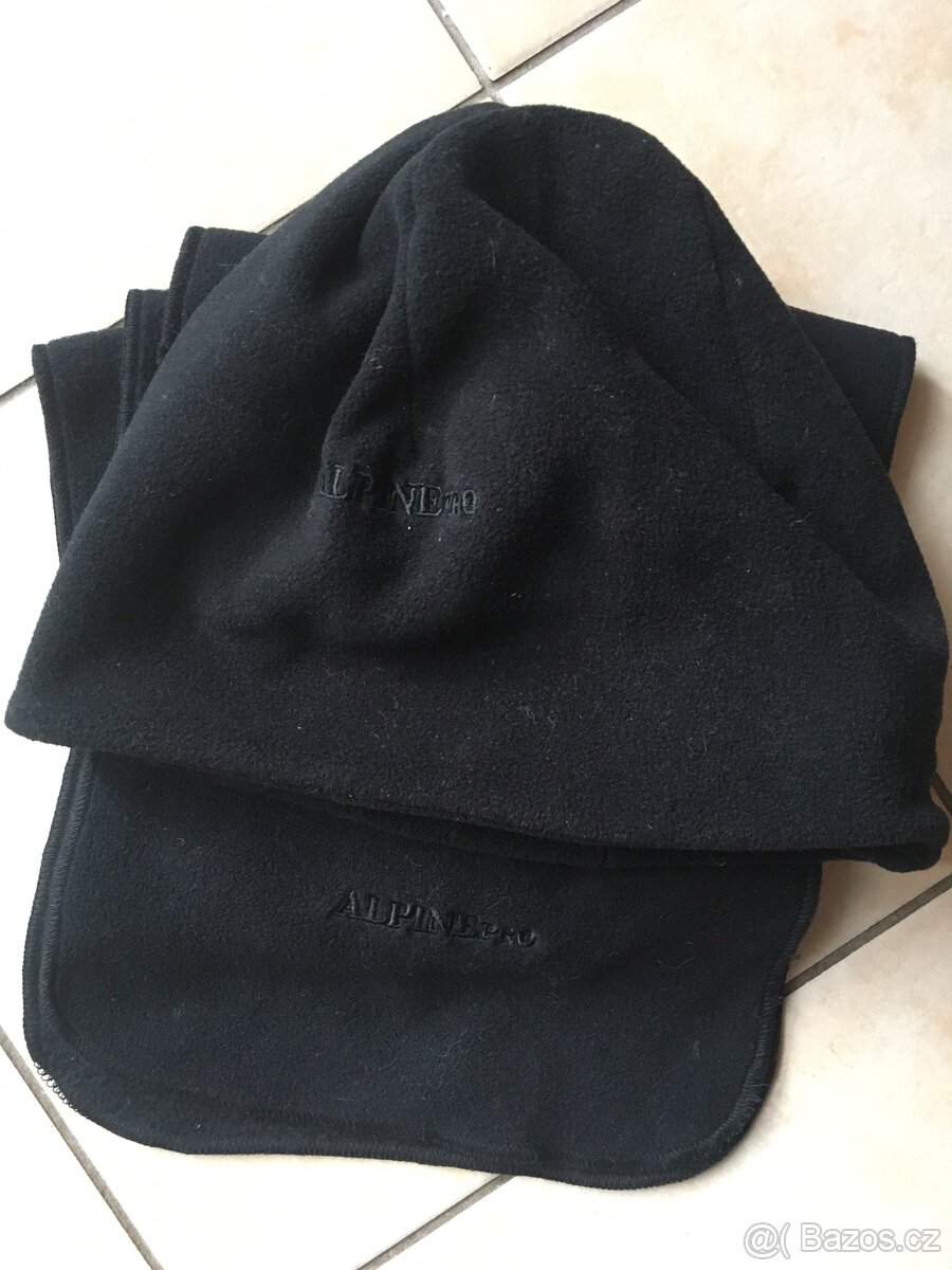 Čepice a šála set AlpinePro, teplá