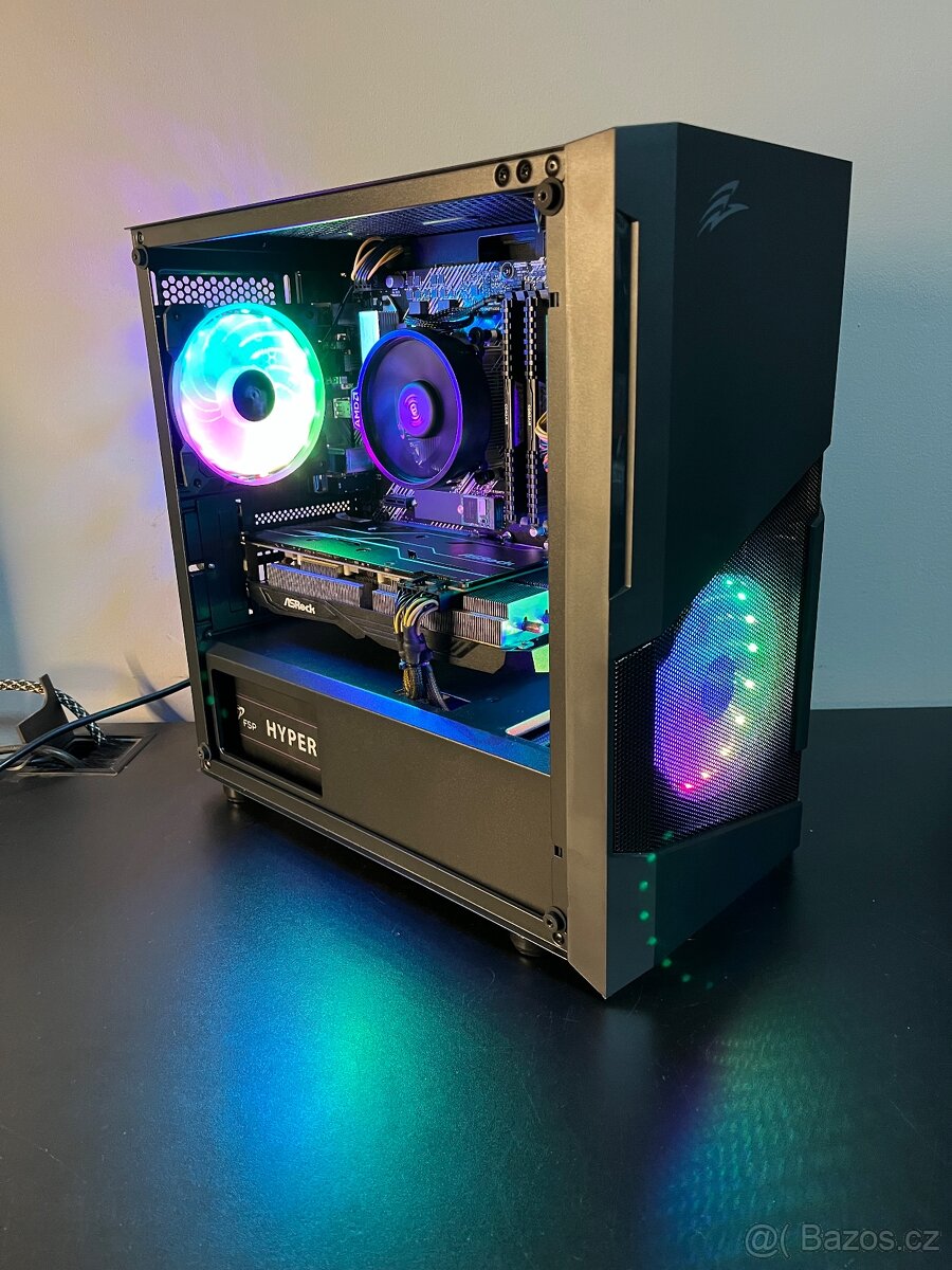 Herní PC: Ryzen 5 5500/ RX 5700XT 8GB/ 16gbRAM/ záruka