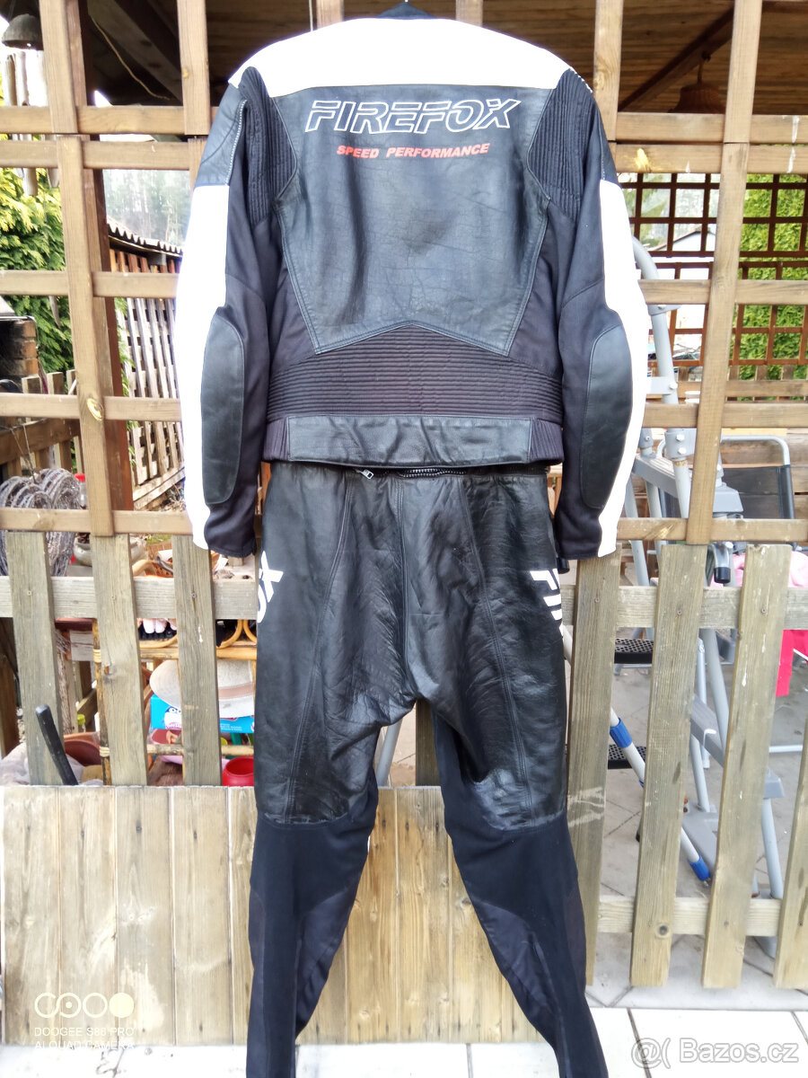 Kožená kombinéza Firefox vel.56