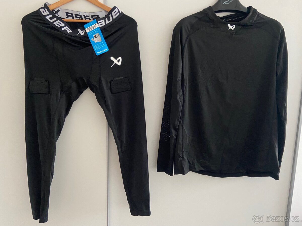 Hokejové kompresní ribano Bauer vel. XL NOVÉ