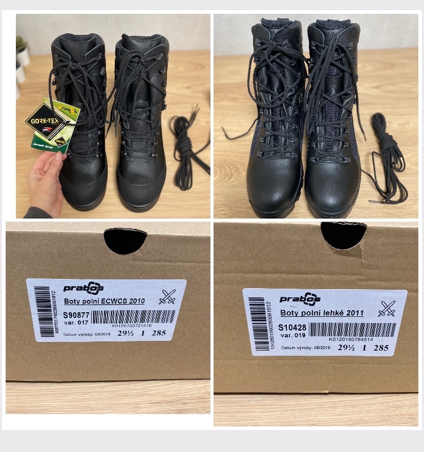 Boty polní ECWCS 2010 a Boty polní lehké S10428