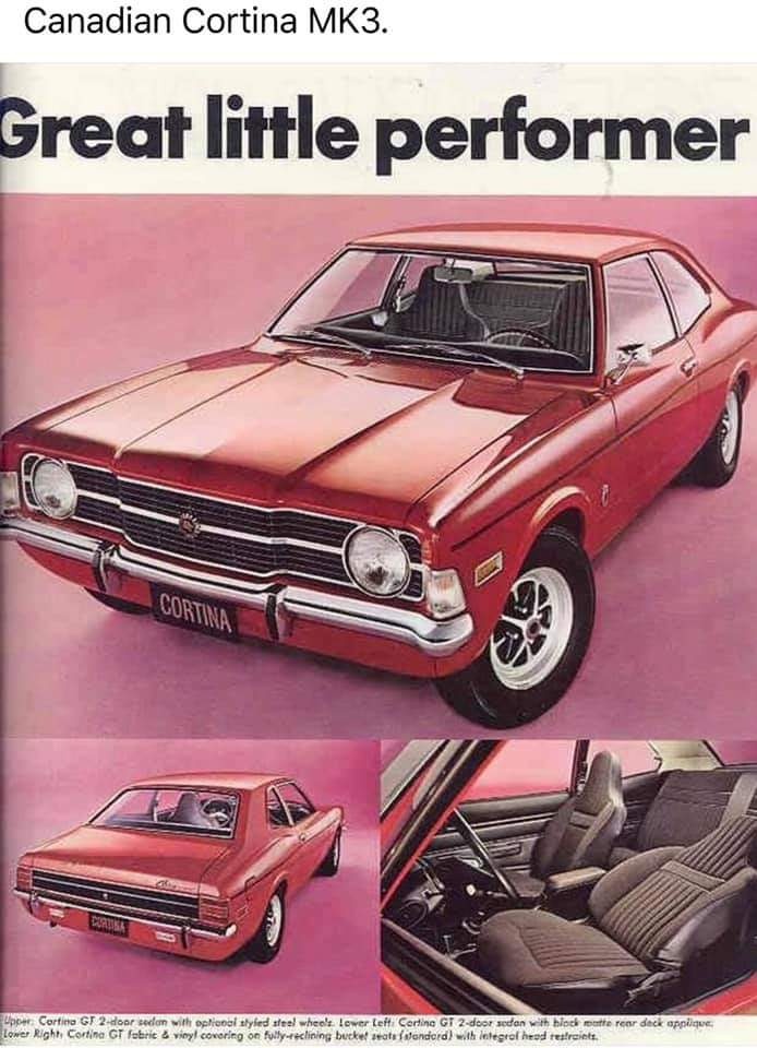 Mnoho dílů na Ford Cortina MK3 labuť Capri Taunus Escort