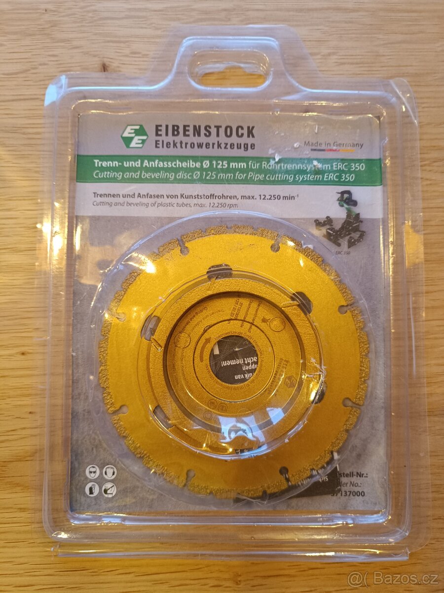 Karbidový řezný a srážecí kotouč Ø125 mm Diamant