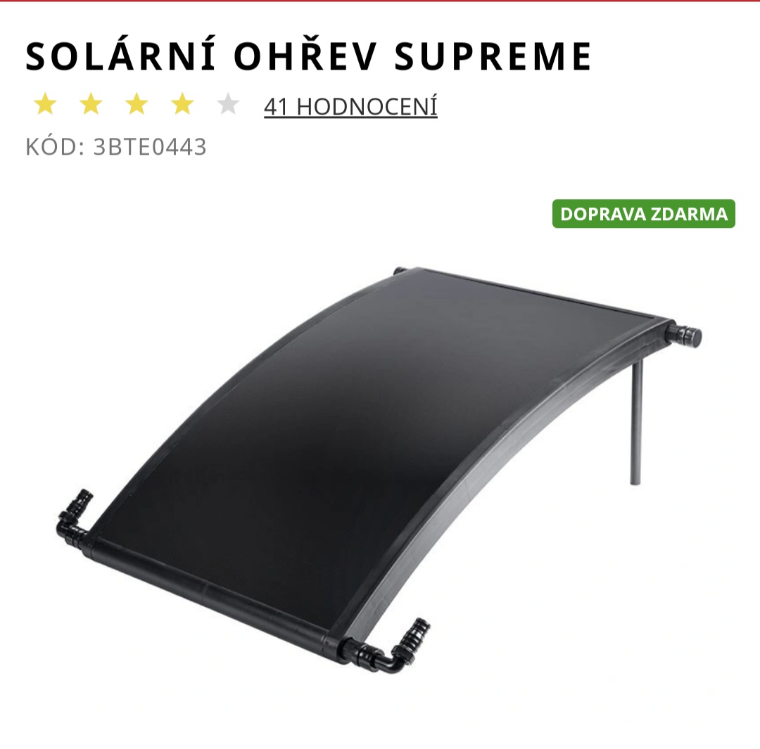 Prodám solární ohřev Supreme