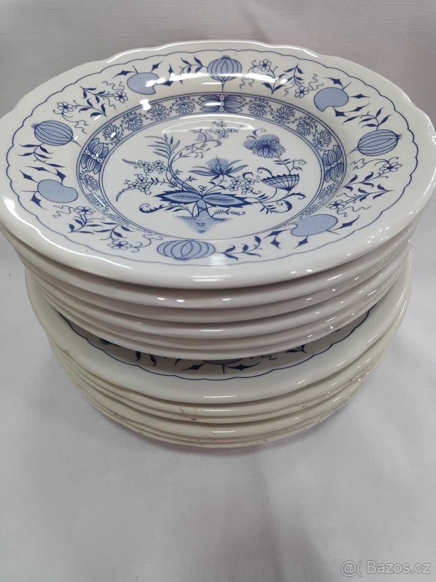 HRUBOSTĚNNÉ TALÍŘE VZOR CIBULÁK