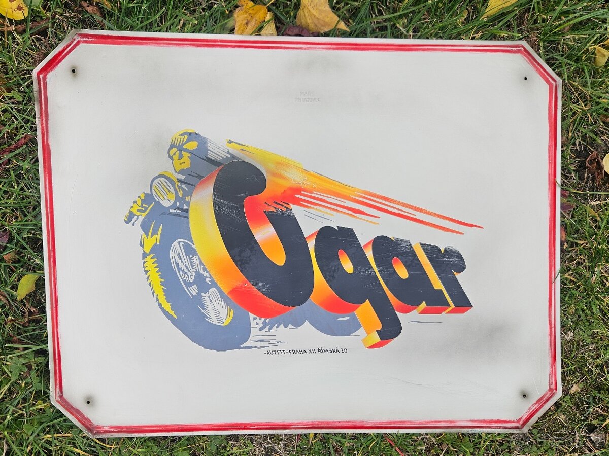 Velká cedule Ogar