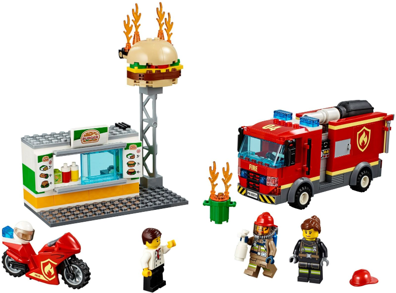 LEGO CITY 60214 Záchrana burgrárny - Z VÝSTAVKY