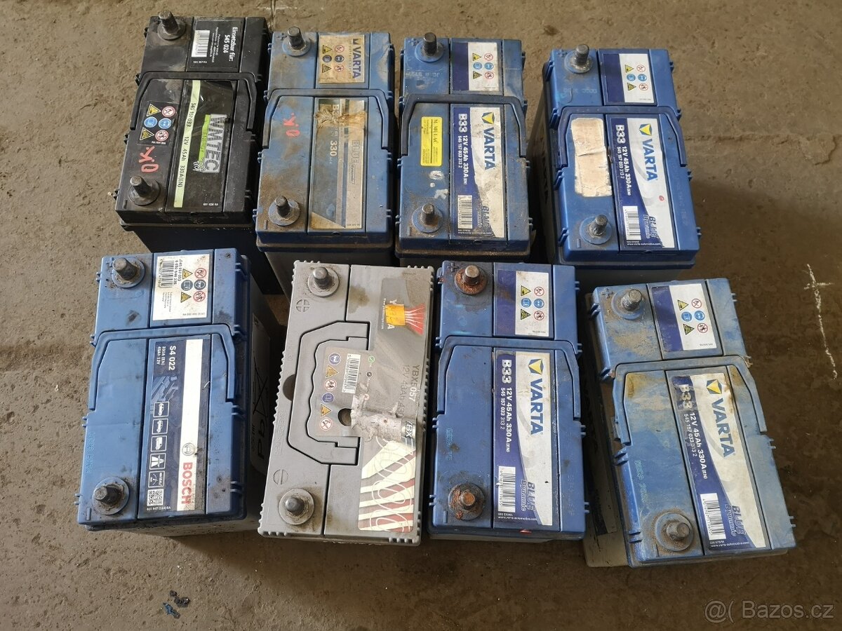 Autobaterie - 45Ah, 330A, L - úzké kontakty