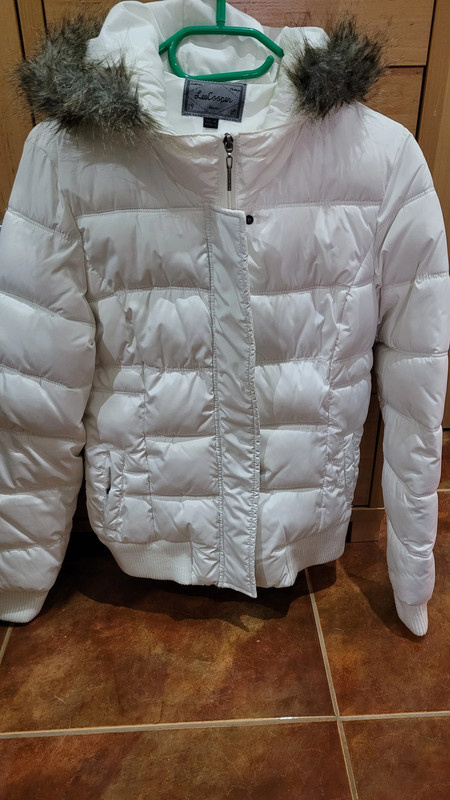 Bílá zimní bunda Lee Cooper vel. M