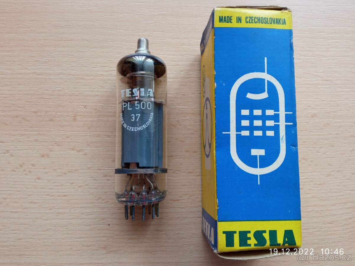 Elektronka PL 500 nepoužitá