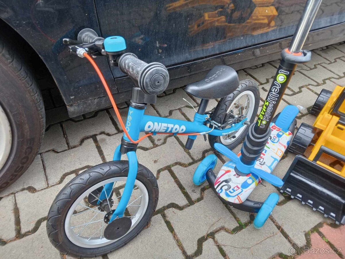 Kolo jako odrážedlo - Odrážedlo Yedoo OneToo, barva Tealblue