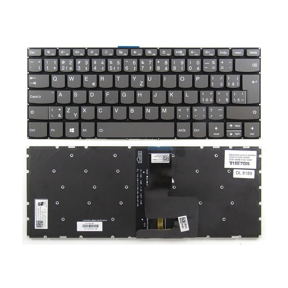česká klávesnice Lenovo IdeaPad V130-14, V330-14, Lenovo Yog