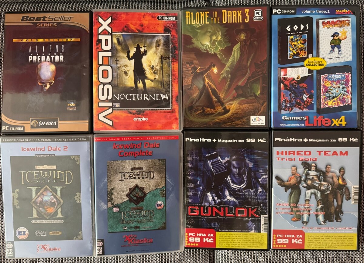 8x CD hry
