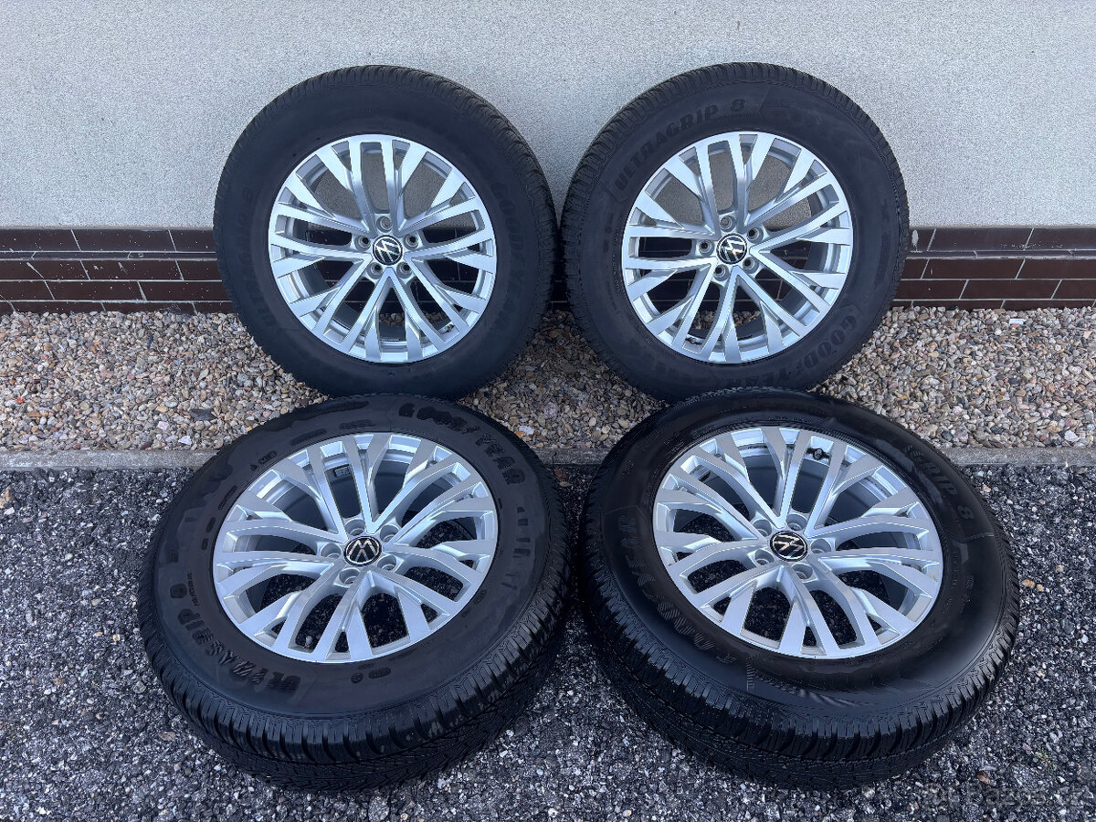 Alu kola 18" s pneu 255/60 R18 108 H - zimní - TOP STAV